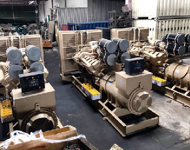 东南亚某金矿项目（康明斯配球友会平台10台1000KW发电机）