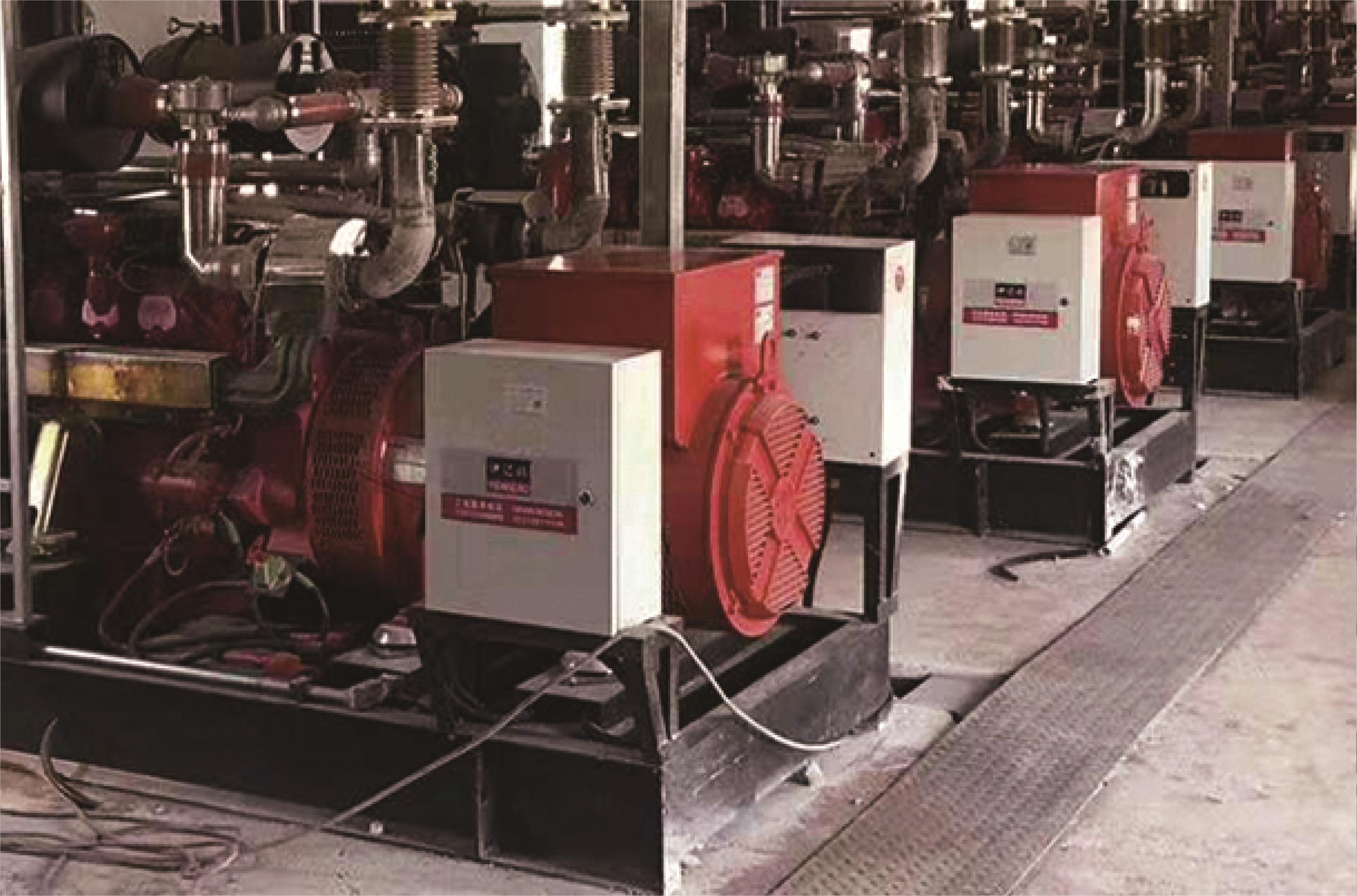 陕北中石化天然气发电站项目（斗山配球友会平台10台200KW）